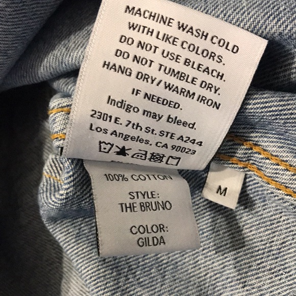 Boyish the Bruno Crop Jean Jacket in Gilda NEW WITH TAGS - Picture 13 of 16